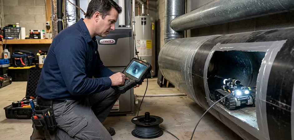Robotic Duct Inspection in McAllen, TX