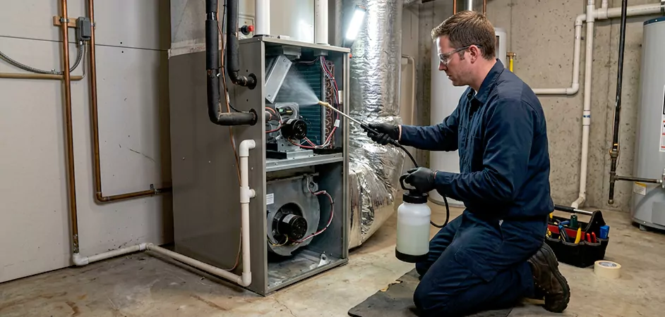 Air Handler Antimicrobial Treatment in McAllen