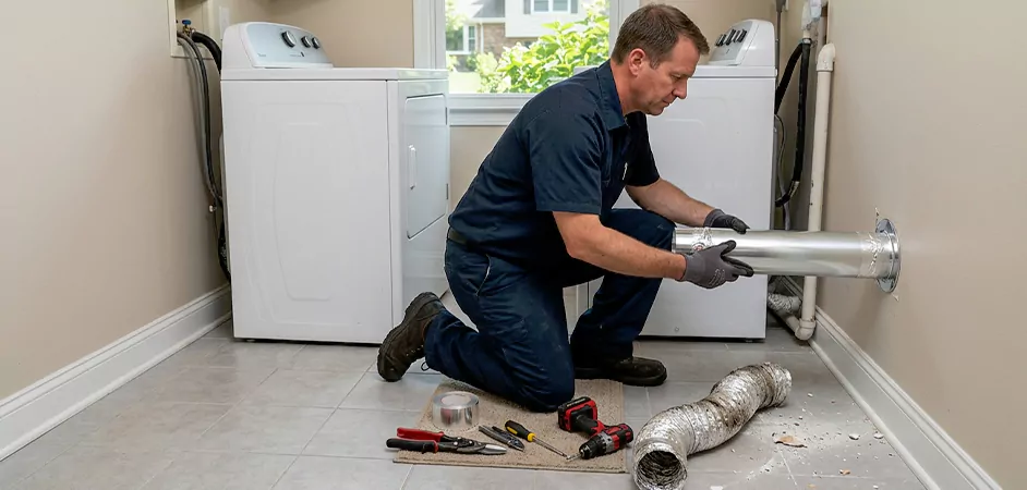 Dryer Vent Replacement in McAllen
