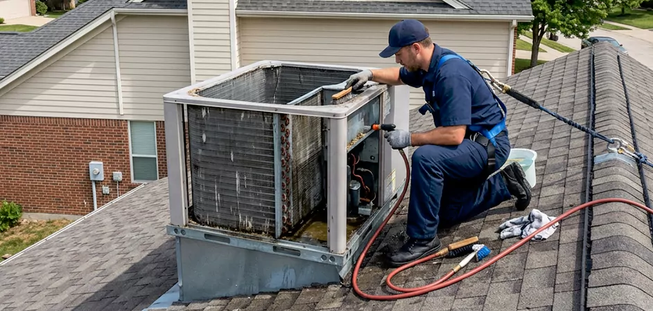 Rooftop Unit Cleaning in McAllen