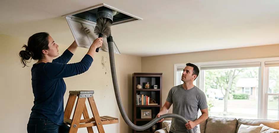 Roof and Wall Exhaust Cap Cleaning in McAllen