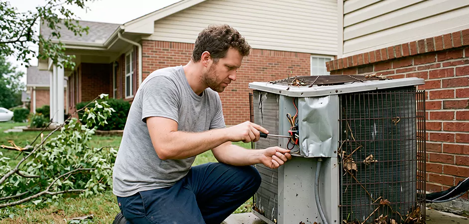 Storm Damage HVAC Restoration in McAllen